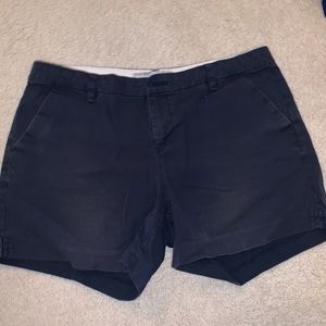 navy cotton shorts